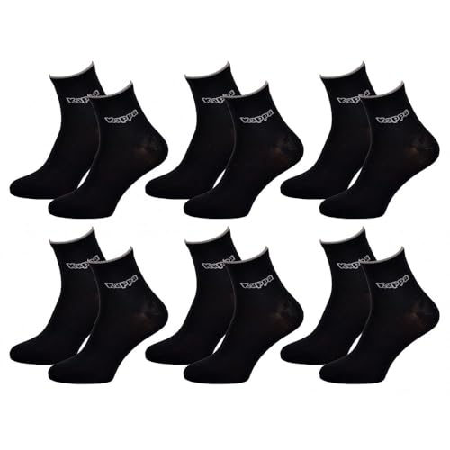 Ozabi Herren Socken QUARTER KAPPA 6er-Pack (as3, numeric, numeric_39, numeric_42, regular, regular, 6er Pack 0487N) von Ozabi