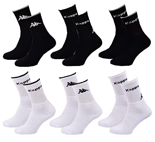 Ozabi KAPPA TENNIS Kindersocken 6er-Set (as3, numeric, numeric_38, numeric_41, regular, 6er Pack 0104) von Ozabi