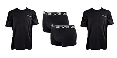 Ozabi - Kappa Herren-Boxershorts, 2 Stück, 2er Pack Boxershorts mit 2 T Shirts, XXL von Ozabi