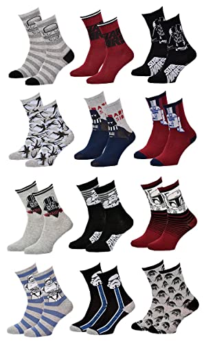 Ozabi Socken Jungen Lizenz Pack VON 12 PAAREN Surprise (as3, Numeric, Numeric_27, Numeric_30, Regular, 12er-Pack STW) von Ozabi