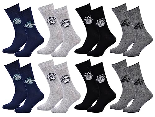 Ozabi Socken Pack Herren JURASSIC (as3, numeric, numeric_39, numeric_42, regular, regular, Packung mit 8 Paar 2187) von Ozabi