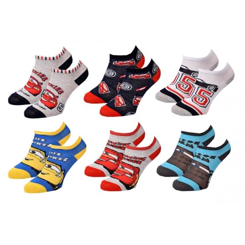 Ozabi Socken Pack Jungen CARS (as3, numeric, numeric_31, numeric_35, regular, 6er-Pack SNEAKER 1487) von Ozabi