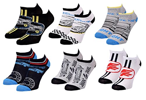 Ozabi Socken Pack Jungen FAST AND FURIOUS (as3, numeric, numeric_31, numeric_35, regular, 6er-Pack SNEAKER 5987) von Ozabi