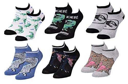 Ozabi Socken Pack Jungen JURASSIC PARK (as3, numeric, numeric_36, numeric_39, regular, 6er-Pack SNEAKER 5787) von Ozabi