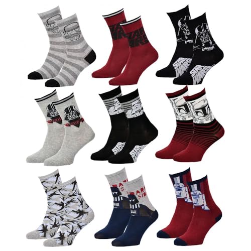 Ozabi Socken Pack Jungen STW (as3, numeric, numeric_35, numeric_38, regular, 9er-Pack Socken SURPRISE) von Ozabi