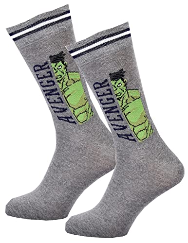 Ozabi Socken für Herren AVENGERS (as3, numeric, numeric_39, numeric_42, regular, regular, MARV0352 HULK) von Ozabi
