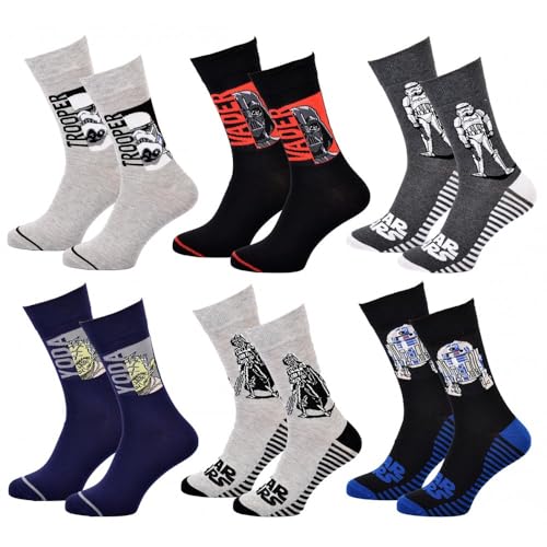 Ozabi Socken für Männer Lizenz PACK STARWARS (as3, numeric, numeric_39, numeric_42, regular, regular, 6er-Pack 2011) von Ozabi