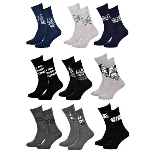 Ozabi Socken Pack MEN STAR WARS 43/46 9er-Pack Socken SURPRISE von Ozabi