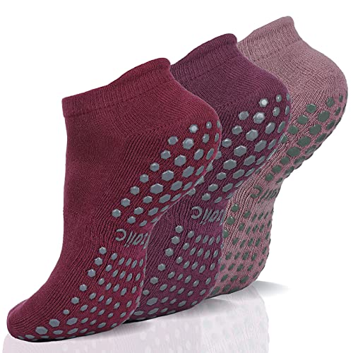 Ozaiic Yoga Socken für Damen und Herren, Stoppersocken, Antirutschsocken, Barfuß, Rutschfeste, Pilates, Krankenhaus, Zuhause, Socken mit Noppen von Ozaiic