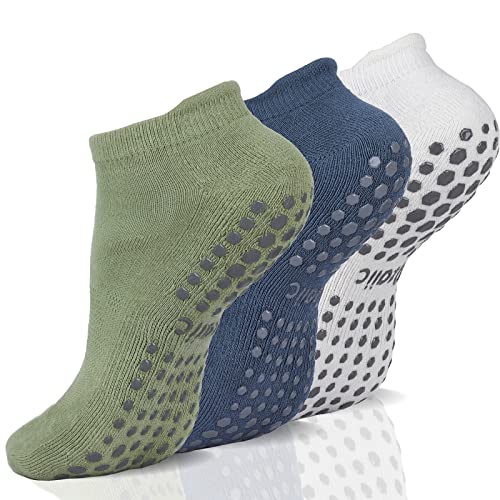 Ozaiic Yoga Socken für Damen und Herren,Stoppersocken,Antirutschsocken,Barfuß,Rutschfeste,Pilates,Krankenhaus, Zuhause,Socken mit Noppen Ozaiic Yoga Socken für Damen und Herren,Stoppersocken,Antirutschsocken,Barfuß,Rutschfeste,Pilates,Krankenhaus, Zuhause,Socken mit Noppen von Ozaiic