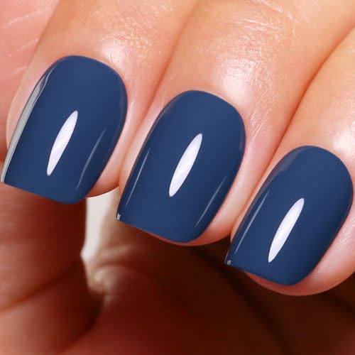 Ozzeal Blau UV Gel Nagellack, 15ML Borealis Herbst Winter Nail Gel Polish Soak Off LED Starter Maniküre Salon DIY Für Mädchen von Ozzeal