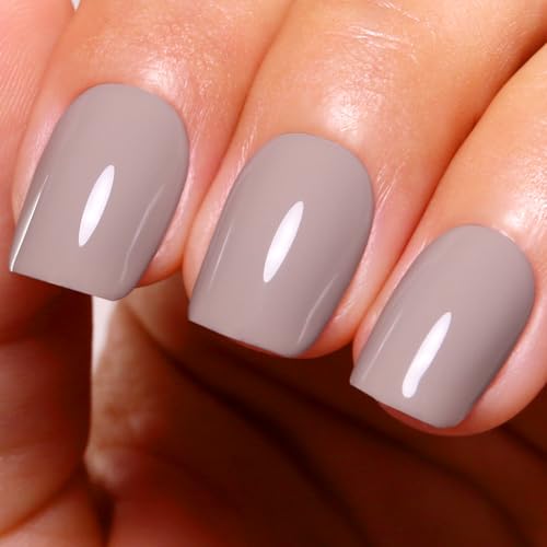 Ozzeal Braun UV Nagellack, 15ML Hell Braun UV Gel Nagellack Soak Off Led Nackt Herbst Winter Gel Nail Polish Starter Maniküre Salon DIY Gel Nagellack Zu Hause Für Mädchen von Ozzeal