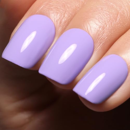 Ozzeal Pastell UV Nagellack, 15ML Pastel Lila UV Gel Lack Soak Off Led Frühling Sommer Macaron Gel Nail Polish Starter Maniküre Salon DIY Gel Nagellack Zu Hause Für Mädchen von Ozzeal