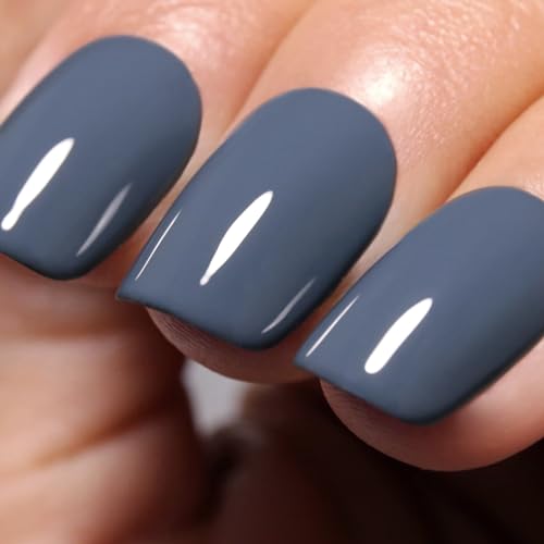 Ozzeal Grau UV Gel Nagellack, 15ML Soak Off LED Nail Polish für Herbst Winter - Starter Maniküre Salon DIY Zu Hause Für Mädchen von Ozzeal