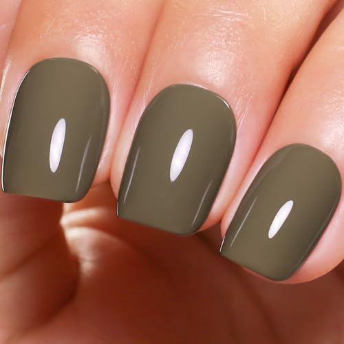 Ozzeal Grün UV Gel Nagellack, 15ML Salbei Grün Soak Off Led Herbst Winter Nail Polish Starter Maniküre Salon DIY Zu Hause Für Mädchen von Ozzeal