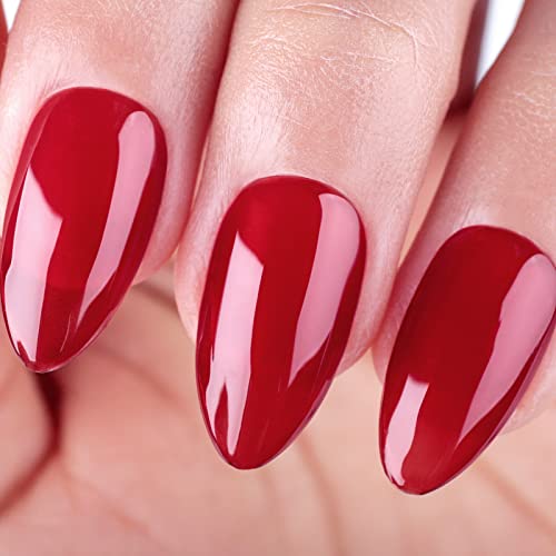 Ozzeal Jelly UV Gel Nagellack, Neutral Rot Transparent für Frühling Sommer - Soak Off LED Nail Polish für Nail Art Maniküre 15ML von Ozzeal