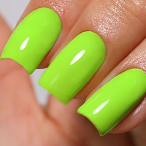 Ozzeal Neon UV Nagellack, 15ML Neon Gelb UV Gel Nagellack Soak Off Led Frühling Sommer Gel Nail Polish Starter Maniküre Salon DIY Zu Hause Für Mädchen von Ozzeal