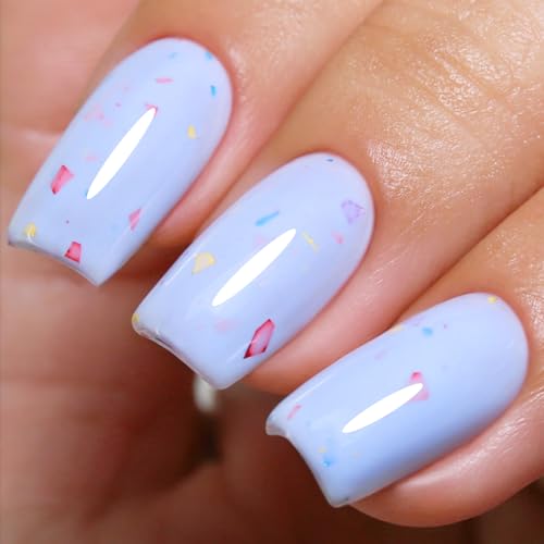 Ozzeal Pastel Gel Polish,15ML Light Blue Flake Glitter Gel Nail Polish Macaron Spring Summer LED UV Speckled Sparkle Art Starter Manicure Salon DIY Nail Ozzeal Pastel Gel Polish,15ML Light Blue Flake Glitter Gel Nail Polish Macaron Spring Summer LED UV Speckled Sparkle Art Starter Manicure Salon DIY Nail von Ozzeal