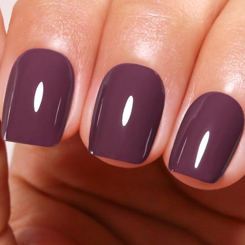 Ozzeal Rot UV Nagellack, 15ML Burgundisch Kirsche Gel Polish für Herbst Winter - Soak Off LED Maniküre Starter für Mädchen Zu Hause von Ozzeal