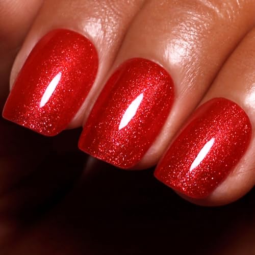 Ozzeal UV Nagellack Glitzer, Blut Rot Glitzer UV Gel Nagellack Glitzernder Schimmer Gel Nail Polish Frühling Sommer Regenbogen Gel Nagellack Soak Off UV Led Maniküre 15ML Ozzeal UV Nagellack Glitzer, Blut Rot Glitzer UV Gel Nagellack Glitzernder Schimmer Gel Nail Polish Frühling Sommer Regenbogen Gel Nagellack Soak Off UV Led Maniküre 15ML von Ozzeal
