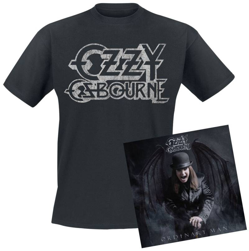 Ordinary Man von Ozzy Osbourne - CD & T-Shirt (Deluxe Edition, Digipak, Limited Edition) von Ozzy Osbourne