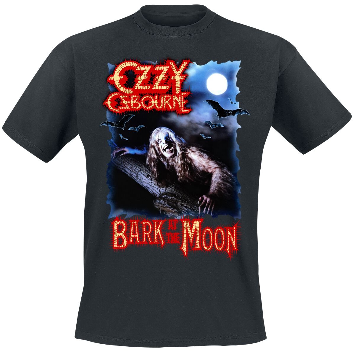 Ozzy Osbourne 40 Years Of Bark At The Moon T-Shirt schwarz in S von Ozzy Osbourne