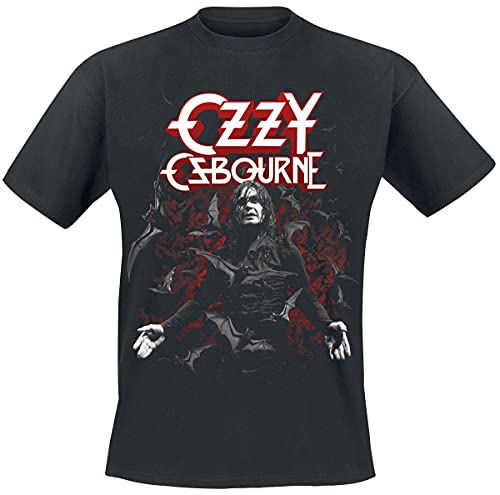 Ozzy Osbourne Bats Männer T-Shirt schwarz L 100% Baumwolle Band-Merch, Bands, Nachhaltigkeit von Ozzy Osbourne