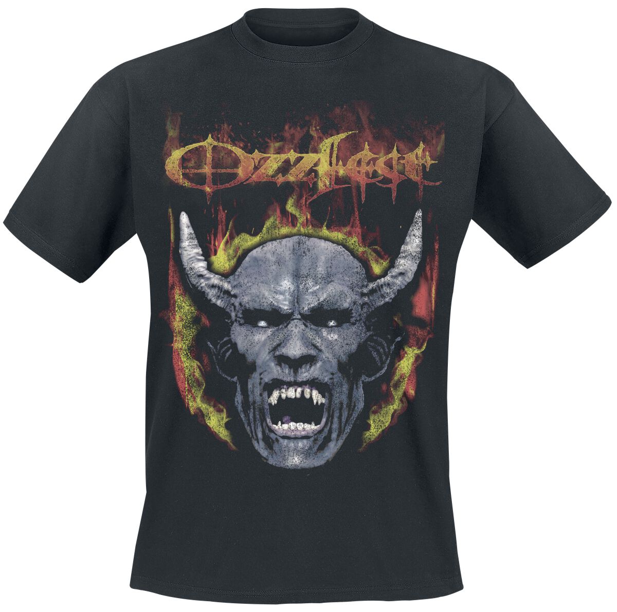 Ozzy Osbourne Devil Face Seam Spray T-Shirt schwarz in XXL von Ozzy Osbourne