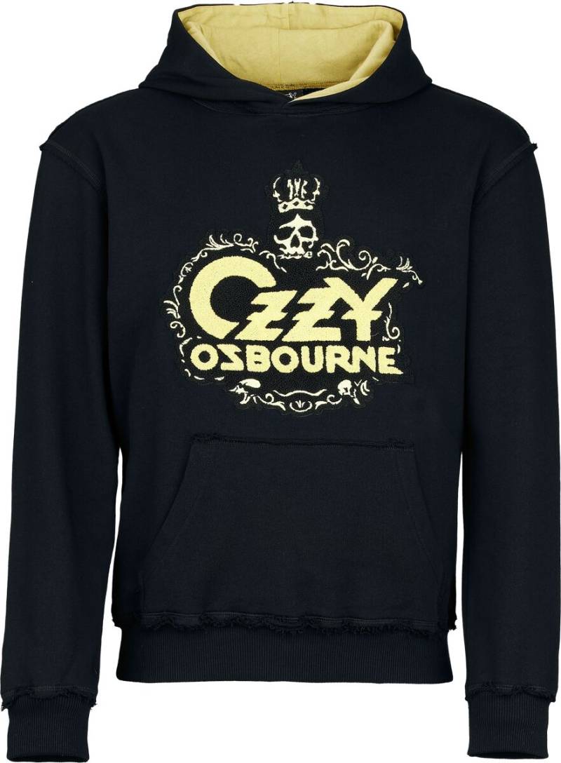 Ozzy Osbourne Logo Kapuzenpullover schwarz gelb in L von Ozzy Osbourne