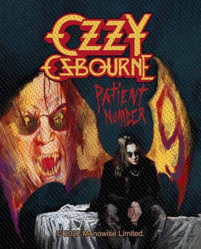 Ozzy Osbourne Patient number 9 Unisex Patch multicolor 100% Polyester Band-Merch, Bands von Ozzy Osbourne
