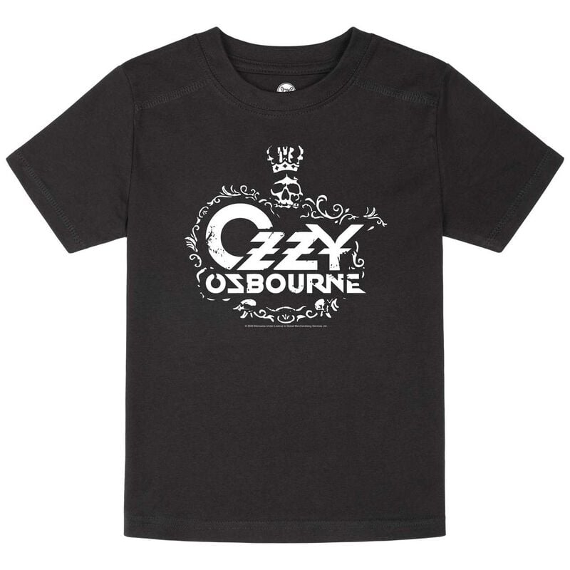 Ozzy Osbourne T-Shirt für Kleinkinder - Metal-Kids - Skull - für Mädchen & Jungen - schwarz  - Lizenziertes Merchandise! von Ozzy Osbourne