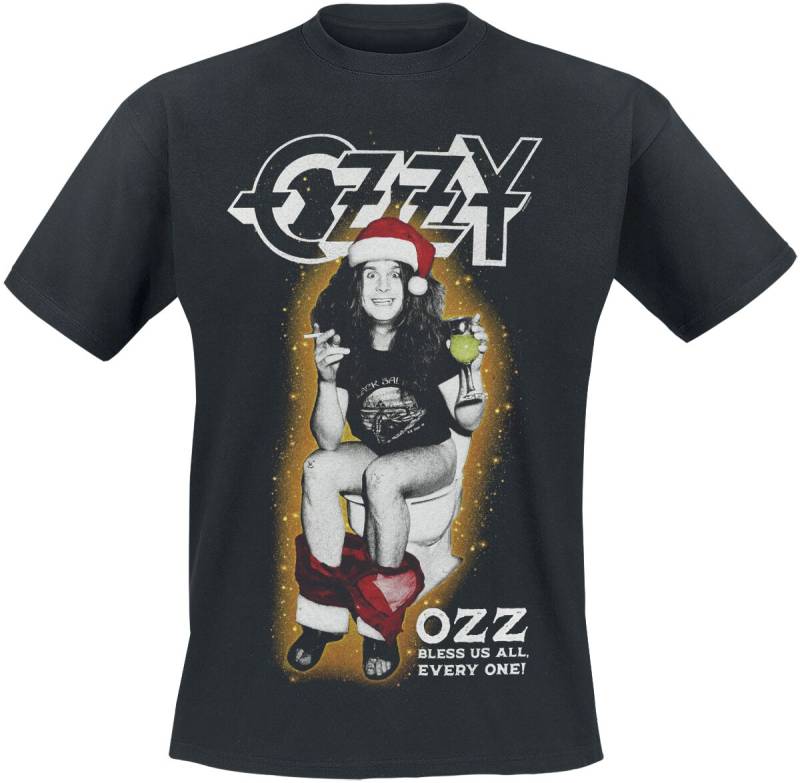 Ozzy Osbourne Toilet Holiday T-Shirt schwarz in S von Ozzy Osbourne