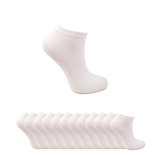 OZZY SOCKS 12 Paar Sneaker-Socken für Damen und Herren in den Größen 35-38, 39-42 und 43-46. Atmungsaktive, komfortable und rutschfeste Sportsocken ohne Naht an den Zehen. von OZZY SOCKS