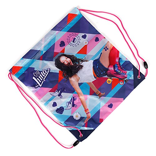 KINDER TURNBEUTEL/SPORTBEUTEL 36x32 cm - SOY LUNA COLLECTION - PINK/BLAU/ORANGE von P A S O