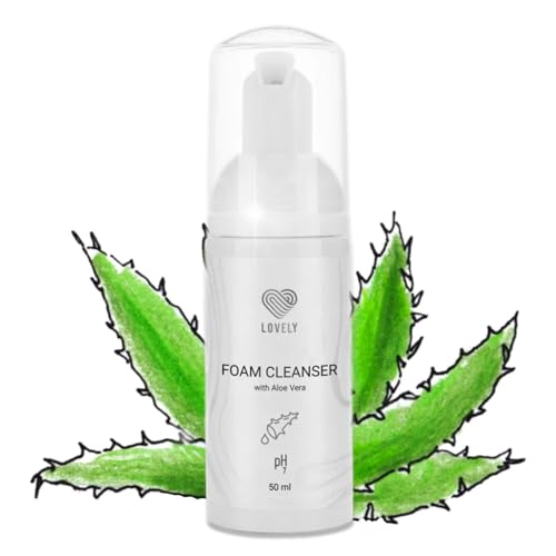 LOVELY Wimpernshampoo für Wimpernverlängerung - Aloe Vera Duft 50ml | ölfreier Schaumreiniger für Wimpern | sanfter Reiniger für Wimpern & Gesicht | Make-up Entferner Shampoo für Lash Extensions von P-Beauty Cosmetic Accessories