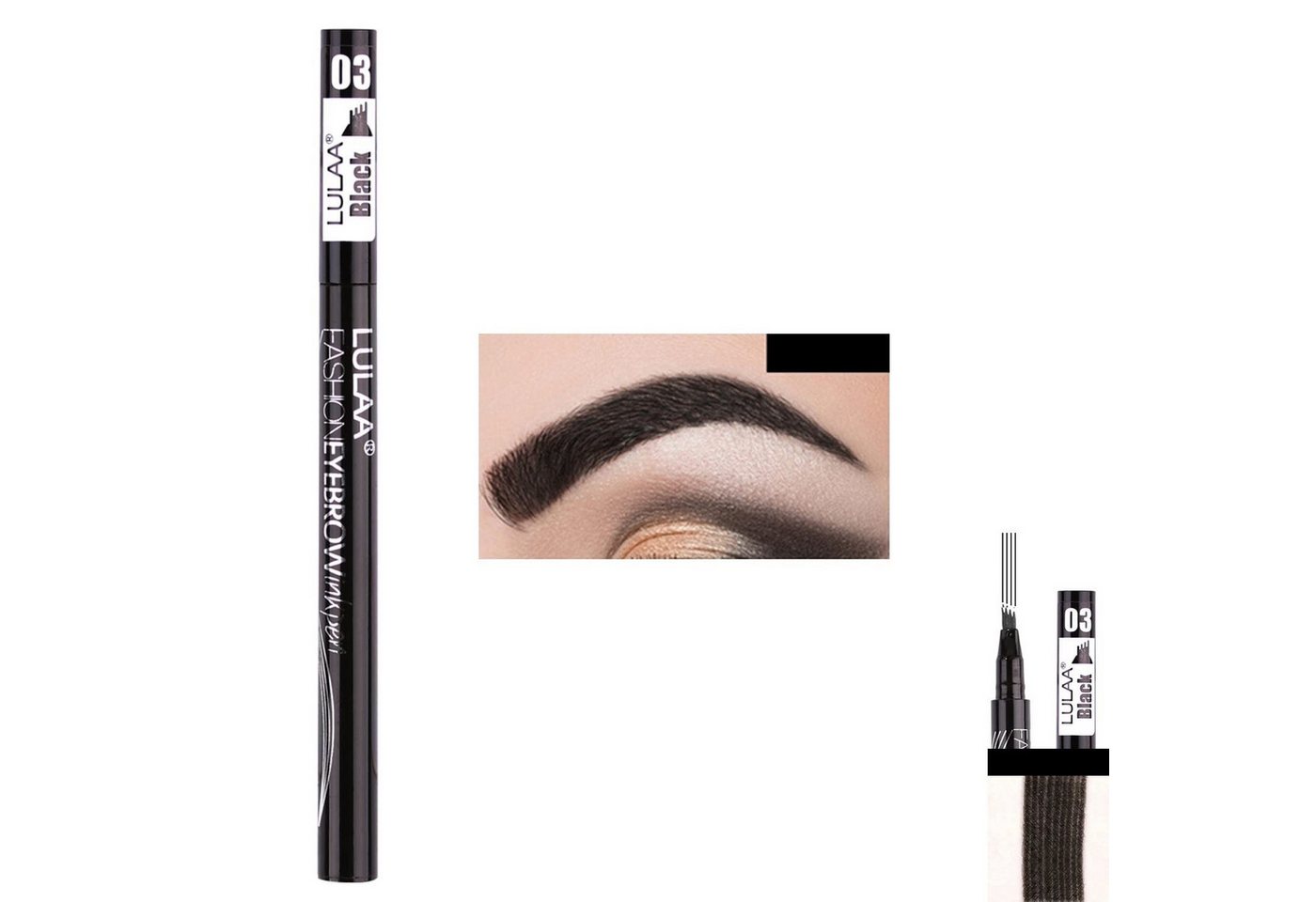 P-Beauty Cosmetic Accessories Augenbrauen-Stift 3D Tattoo Augenbrauen Stift Microblading 24H Wasserfest in 4 Farben, Nicht an Tieren getestet, Reisegröße, Ohne Duft, Hypoallergen P-Beauty Cosmetic Accessories Augenbrauen-Stift 3D Tattoo Augenbrauen Stift Microblading 24H Wasserfest in 4 Farben, Nicht an Tieren getestet, Reisegröße, Ohne Duft, Hypoallergen von P-Beauty Cosmetic Accessories