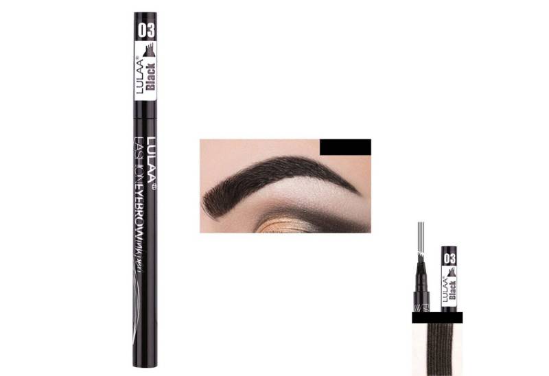 P-Beauty Cosmetic Accessories Augenbrauen-Stift 3D Tattoo Augenbrauen Stift Microblading 24H Wasserfest in 4 Farben, Nicht an Tieren getestet, Reisegröße, Ohne Duft, Hypoallergen von P-Beauty Cosmetic Accessories