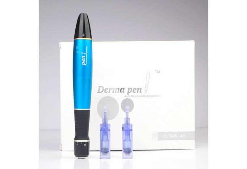 P-Beauty Cosmetic Accessories Dermaroller Derma Pen Microneedling A1 W Gerät inkl. 2 Nadeln von P-Beauty Cosmetic Accessories