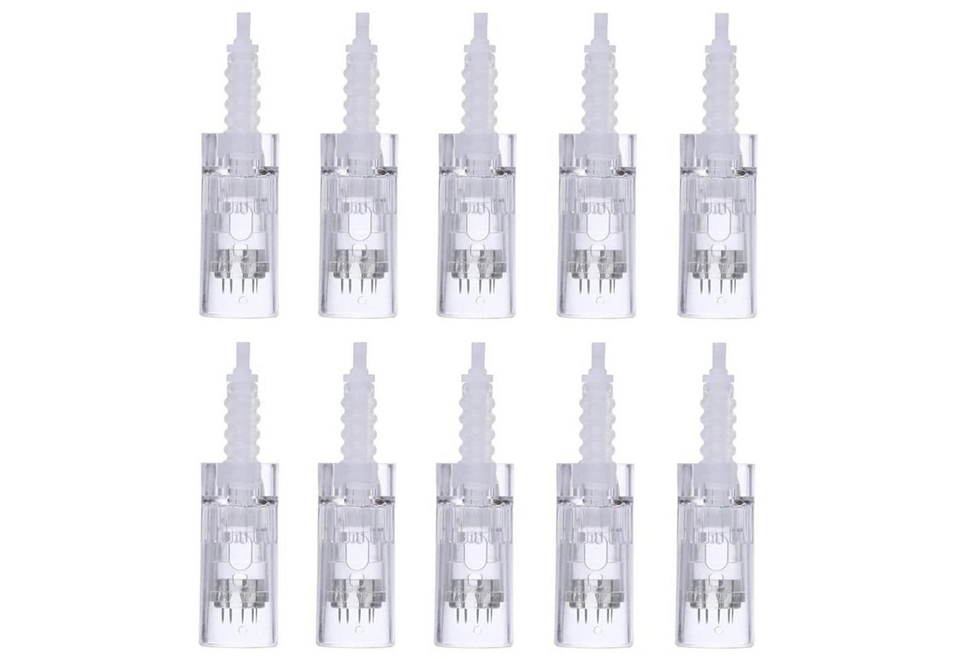 P-Beauty Cosmetic Accessories Dermaroller Derma Pen Microneedling Ersatzköpfe für Gerät mit Bajonett Port von P-Beauty Cosmetic Accessories