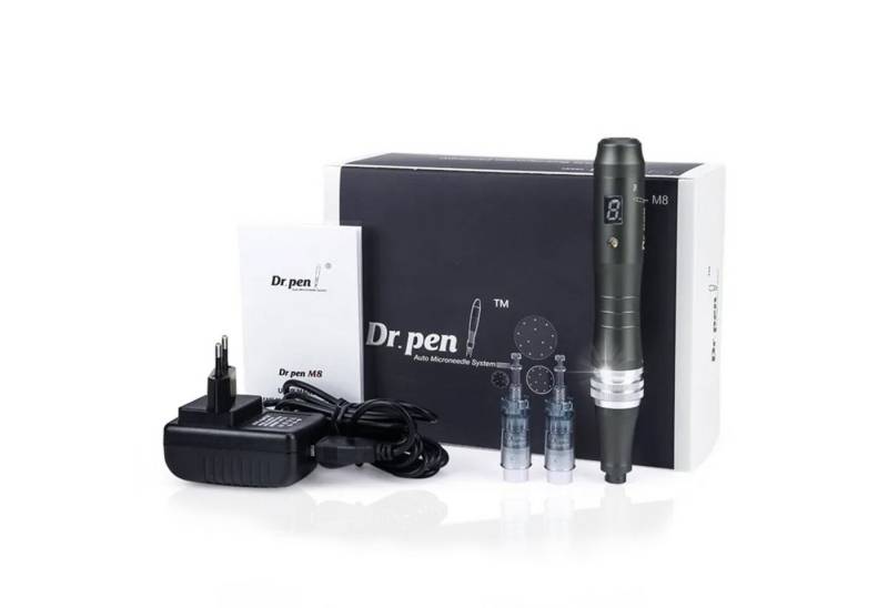 P-Beauty Cosmetic Accessories Dermaroller Dermapen Microneedling Anti Falten Gerät M8 inkl. 2 Nadeln von P-Beauty Cosmetic Accessories