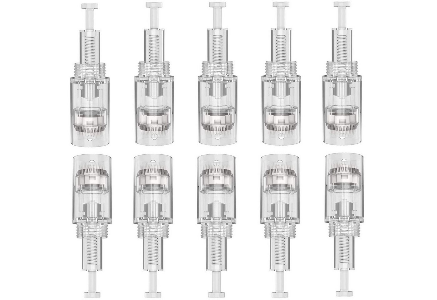 P-Beauty Cosmetic Accessories Dermaroller Dermapen Microneedling Nadeln für Dermapen mit Gewinde Verschluss, Microneedling Nadeln, Gewinde Nadeln, Dermapen von P-Beauty Cosmetic Accessories