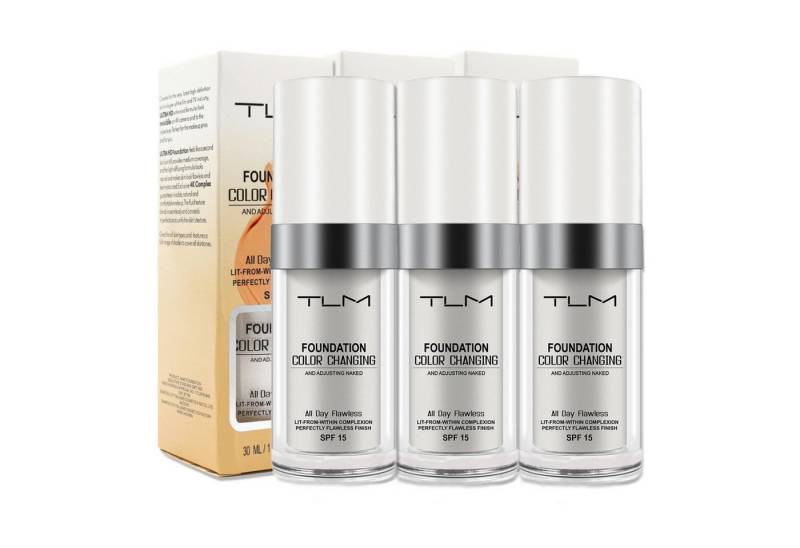 P-Beauty Cosmetic Accessories Foundation Concealer Abdeckung Cover Flüssige Grundierung SPF 15, 3-tlg., Mit Lichtschutzfaktor von P-Beauty Cosmetic Accessories