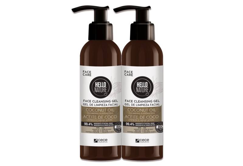 P-Beauty Cosmetic Accessories Gesichtsreinigungsgel Hydrating Gesichtgel Reinigungsgel Gesicht Gesichtspflege Bio, 2-tlg., Gesichtsreinigungsgel, Gesichtspflege, Hello Nature von P-Beauty Cosmetic Accessories