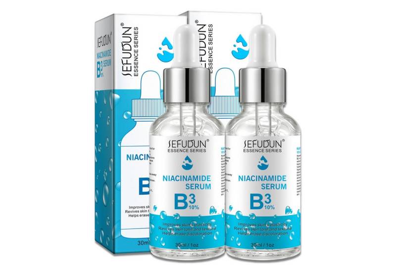 P-Beauty Cosmetic Accessories Gesichtsserum Niacinamide Hyaluronsäure B3 10% Haut Face Serum Microneedling, 2-tlg., Gesichtspflege, Serum, NIACINAMIDE SERUM B3 von P-Beauty Cosmetic Accessories