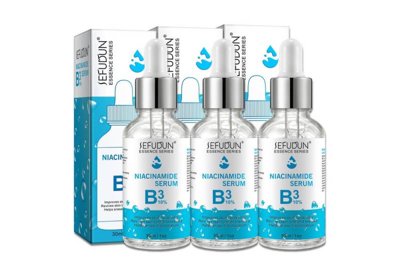 P-Beauty Cosmetic Accessories Gesichtsserum Niacinamide Hyaluronsäure B3 10% Haut Face Serum Microneedling, 3-tlg., Gesichtspflege, Serum, NIACINAMIDE SERUM B3 von P-Beauty Cosmetic Accessories