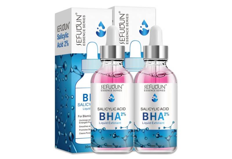P-Beauty Cosmetic Accessories Gesichtsserum mit Salicylsäure Alicylic Acid BHA 2% Liquid Exfoliant Peeling, 2-tlg., Gesichtspeeling, Gesichtsserum, Hautpflege von P-Beauty Cosmetic Accessories