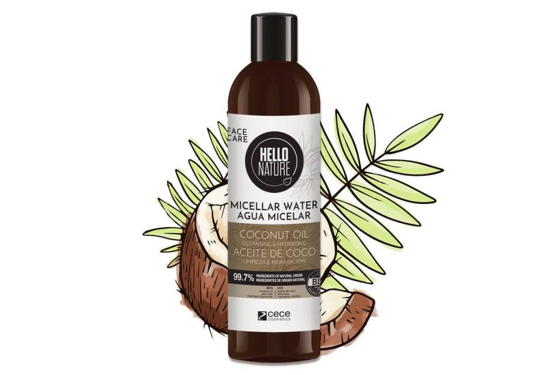 P-Beauty Cosmetic Accessories Gesichtswasser Mizellenwasser Gesicht Cleanser Gesichtsreinigung mit Kokosöl Bio, 1-tlg., Mizellenwasser, Gesichtspflege, Gesichtswasser, Make-up Entferner von P-Beauty Cosmetic Accessories