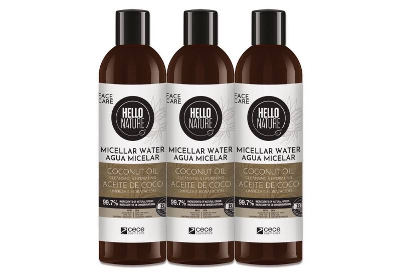 P-Beauty Cosmetic Accessories Gesichtswasser Mizellenwasser Gesicht Cleanser Gesichtsreinigung mit Kokosöl Bio, 3-tlg., Mizellenwasser, Gesichtspflege, Gesichtswasser, Make-up Entferner von P-Beauty Cosmetic Accessories