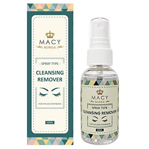 P-Beauty Cosmetic Accessories | Macy Cleansing Remover Spray 50ml zur Reinigung der Wimpern & Vorbereitung der professionellen Wimpernverlängerung | Lash Cleanser | Rückstandslose Reinigung von P-Beauty Cosmetic Accessories