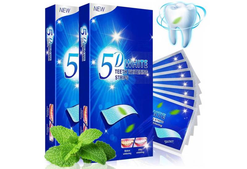 P-Beauty Cosmetic Accessories White Stripes Zahnweiß Zahnaufhellungstreifen Weiße Zähne Bleaching 5D, Bleaching von P-Beauty Cosmetic Accessories